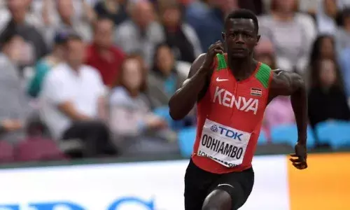 Sprinter Mark Odhiambo  (Source: Deccan Herald)