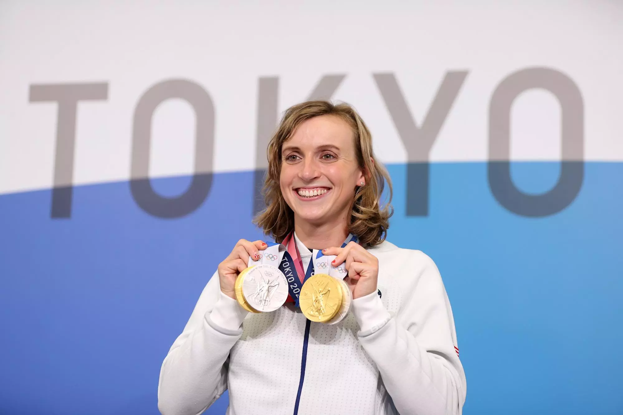 Ledecky now has the most gold medals for any female swimmer in Olympics history [Source: NY Times]