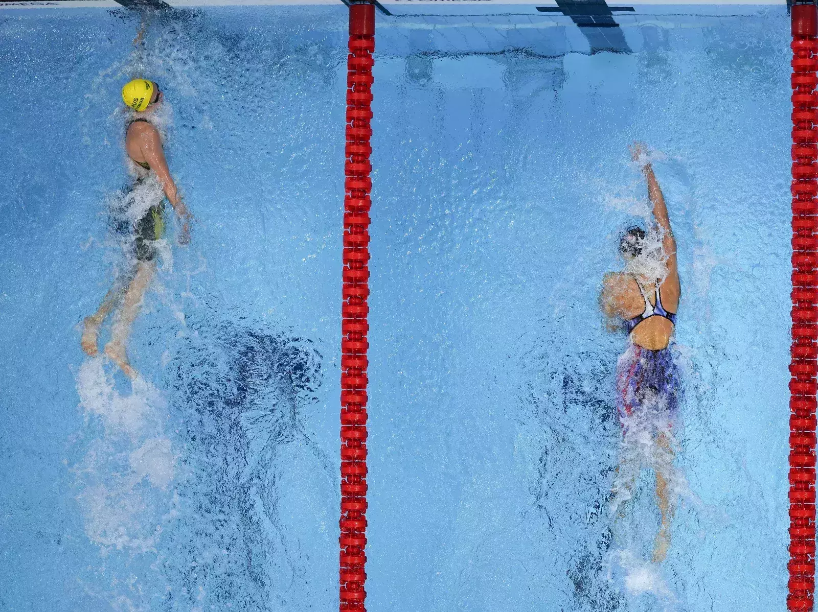 Ariarne Titmus dethrones Katie Ledecky in the shorter Freestyle events at the Tokyo Olympics [Source: David J. Phillip/AP]