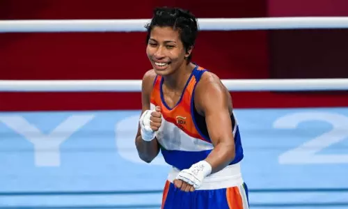 Lovlina Borgohain boxing