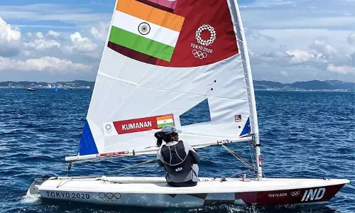 Nethra Kumanan at Tokyo Olympics Nethra Kumanan at Tokyo Olympics