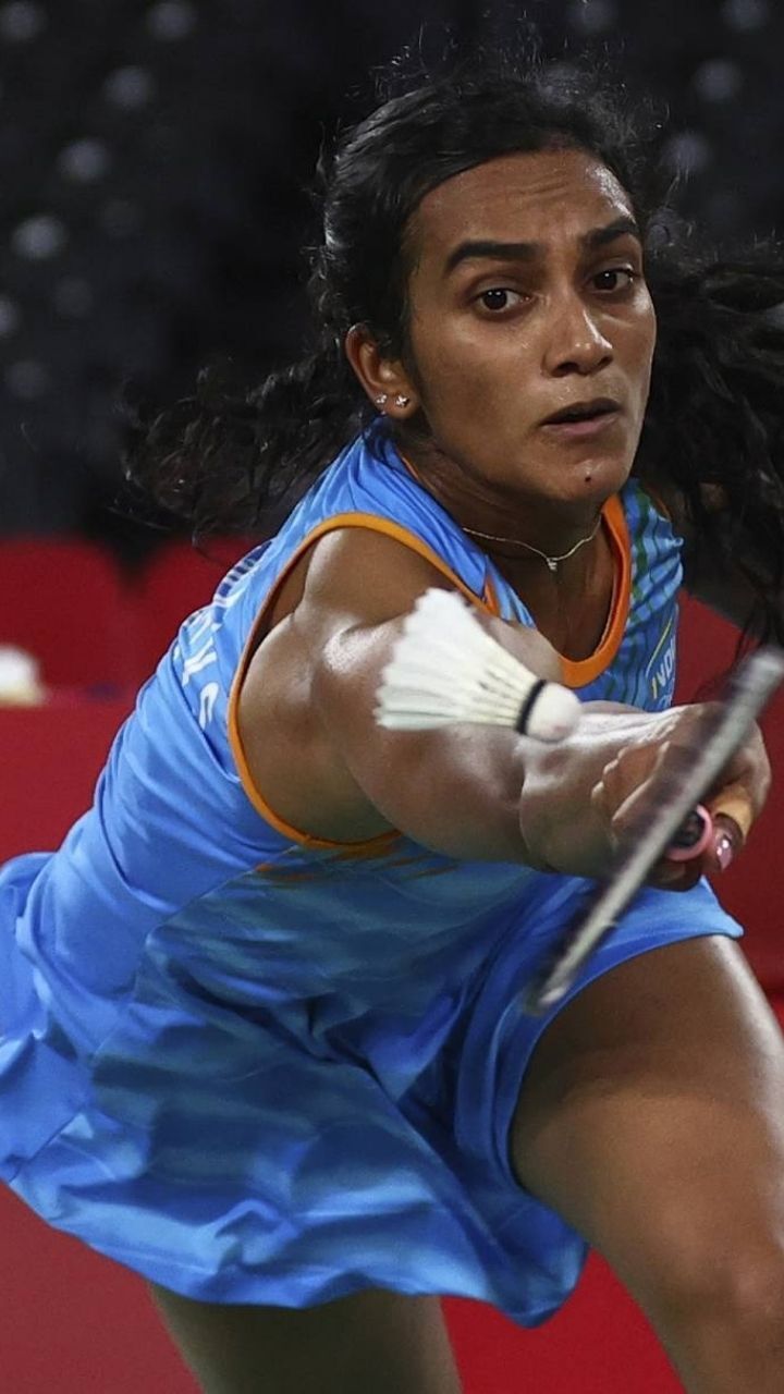 Photos of PV Sindhu from her historic win at Tokyo Olympics