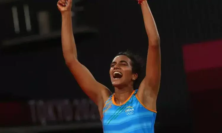 PV Sindhu on cloud nine after winning bronze at the Tokyo Olympics PV Sindhu on cloud nine after winning bronze at the Tokyo Olympics