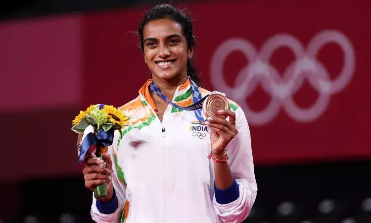 Two-time Olympic medallist PV Sindhu dedicates her bronze to the Badminton Federation Two-time Olympic medallist PV Sindhu dedicates her bronze to the Badminton Federation