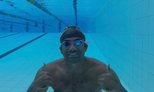 Para Swimmer Niranjan Mukundan