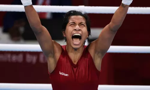 In Pictures: Lovlinas historic medal winning moment at Tokyo Olympics In Pictures: Lovlinas historic medal winning moment at Tokyo Olympics