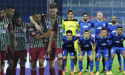 ATK Mohun Bagan and Bengaluru FC players