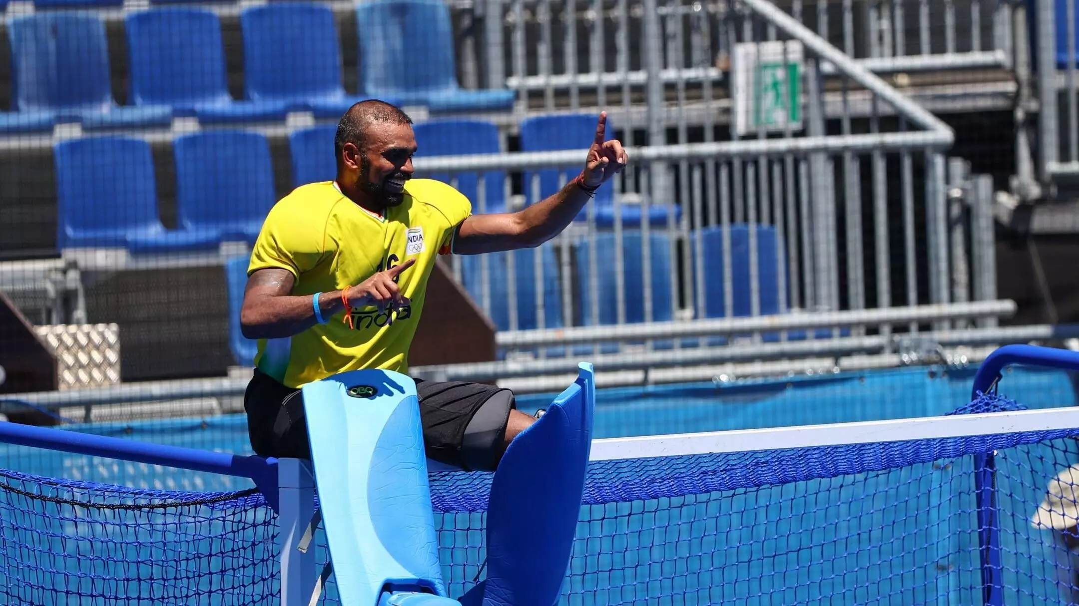 The Wall - PR Sreejesh (Source: Getty Images)