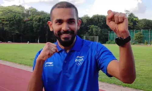 Indian race walker KT Irfan