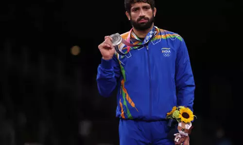 PHOTOS: Wrestler Ravi Dahiyas silver medal moment on the Tokyo Olympics podium