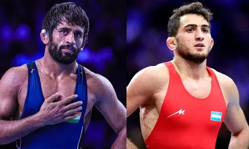 Bajrang Punia vs Haji Aliyev in the semifinal