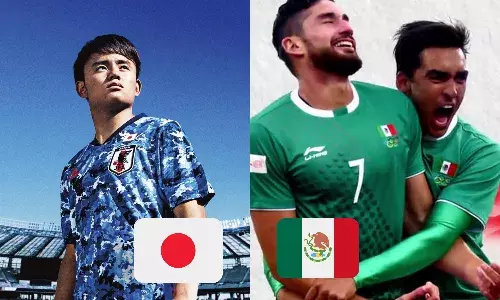 Japan vs Mexico in mens bronze medal match Japan vs Mexico in mens bronze medal match