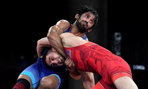 Bajrang Punia vs Haji Aliyev in the semifinal Bajrang Punia vs Haji Aliyev in the semifinal