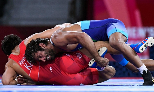 BREAKING - Bajrang Punia wins the bronze medal at Tokyo Olympics BREAKING - Bajrang Punia wins the bronze medal at Tokyo Olympics