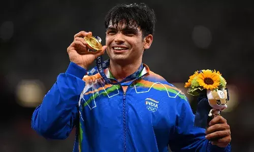 Neeraj Chopra at Tokyo Olympics