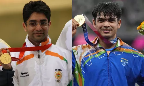 Abhinav Bindra and Neeraj Chopra