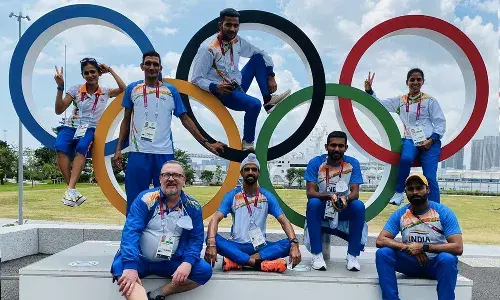 Indian racewalkers at Tokyo Olympics