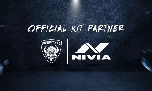 Two time ISL Champions Chennaiyin FC unveil their new kit sponsor. Two time ISL Champions Chennaiyin FC unveil their new kit sponsor.