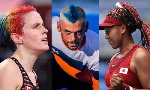 Quirky hairstyles at the Tokyo Olympics Gabriela Debue Stafford Kiran Badloe Naomi Osaka