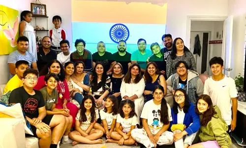 Harayana in UK community during Indias performance at Tokyo Olympics (Source: Kuldeep Ahlawat)