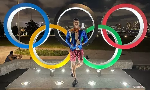 Chirag Shetty at Tokyo Olympics