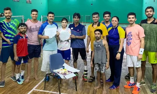 Indian Para Badminton players