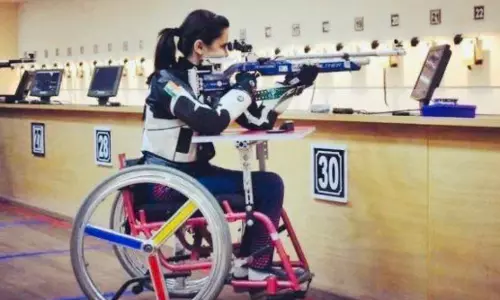 Indian para-shooter Avani Lekhara