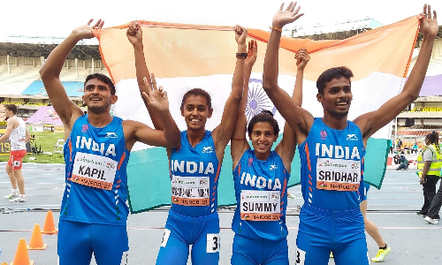 Indian mixed 4x400m relay team athletics