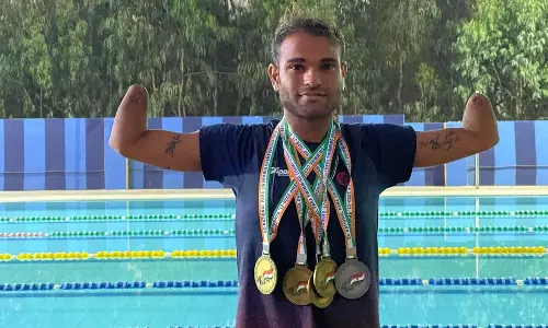 Indian para swimmer Suyash Jadhav