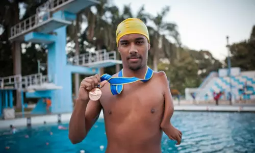 Tokyo Paralympics Swimming Suyash Jadhav Niranjan Mukundan Sharath Gayakwad
