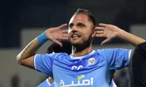 Polish striker Lukasz Gikiewicz Polish striker Lukasz Gikiewicz