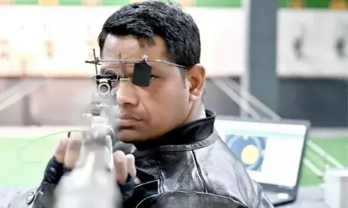 Indian Para shooter Deepak Saini