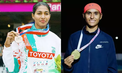 Anju Bobby George Shaili Singh long jump