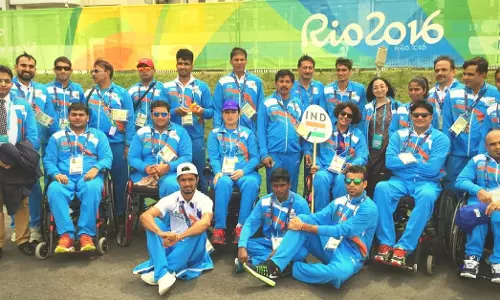 Indian contingent at Rio 2016 Paralympics