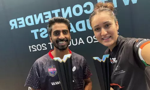 Manika Batra and Sathiyan Gnanasekaran Table Tennis