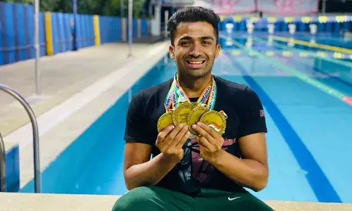 Indian Para Swimmer Niranjan Mukundan