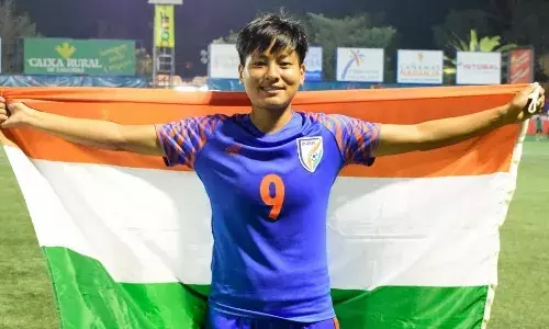 Indian footballer Anju Tamang