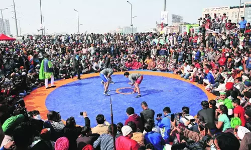Wrestling (Source: The Indian Express)