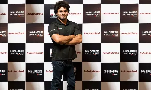 Indian powerlifter Jaideep Deswal