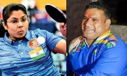 Bhavina Patel and Tek Chand