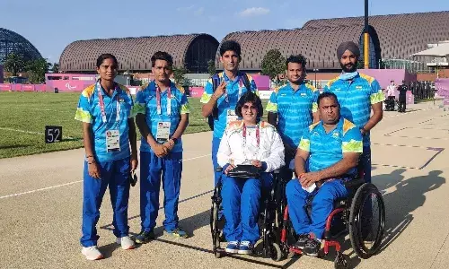 Indian para archers at Tokyo Paralympics (SAI/Twitter)