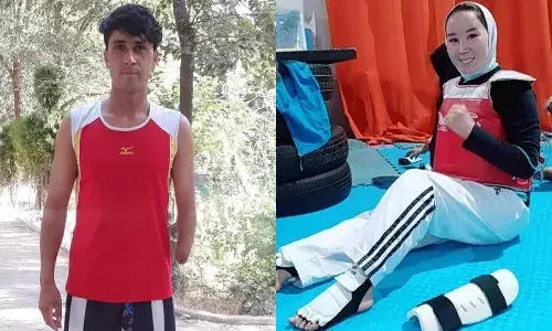 Hossain Rasouli and Zaika Khudadai