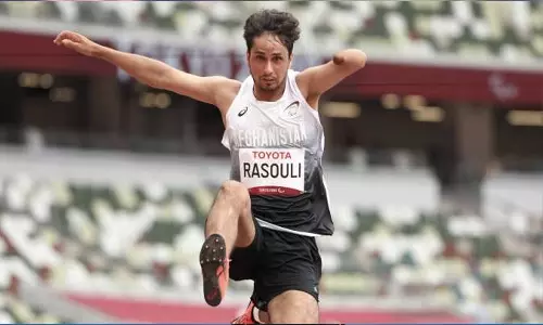 Afghan para athlete Hossain Rasouli