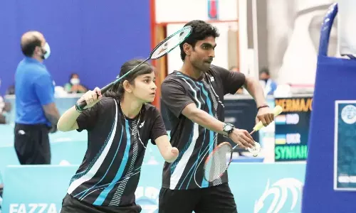 Palak Kohli and Pramod Bhagat (Source: BAI) Palak Kohli and Pramod Bhagat (Source: BAI)