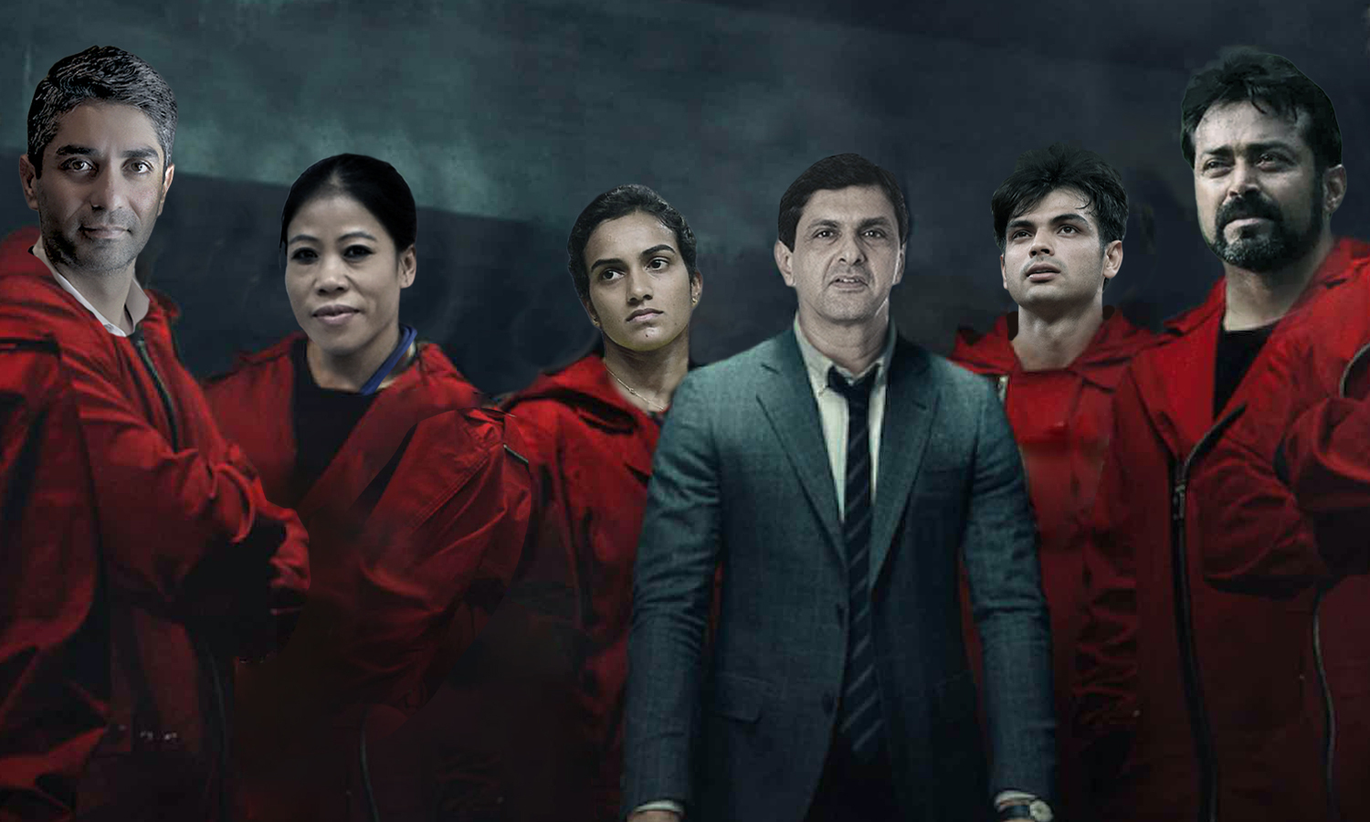 The Medal Heist Reimagining Indian athletes as Money Heist characters