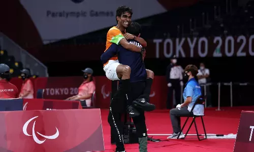 Pramod Bhagat gold medal tokyo paralympics Pramod Bhagat gold medal tokyo paralympics