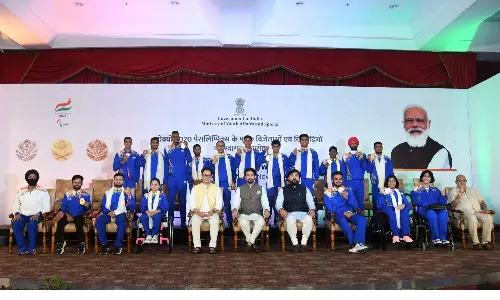 Felicitation of Paralympic medal winners (Source: SAI/Twitter)
