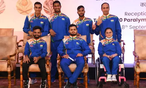 PCI felicitates Tokyo Paralympians (Source: Sundar Singh Gujar/Twitter)