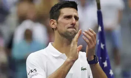 Novak Djokovic US Open Crying