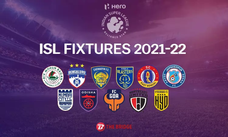 ISL Fixtures 2021-22